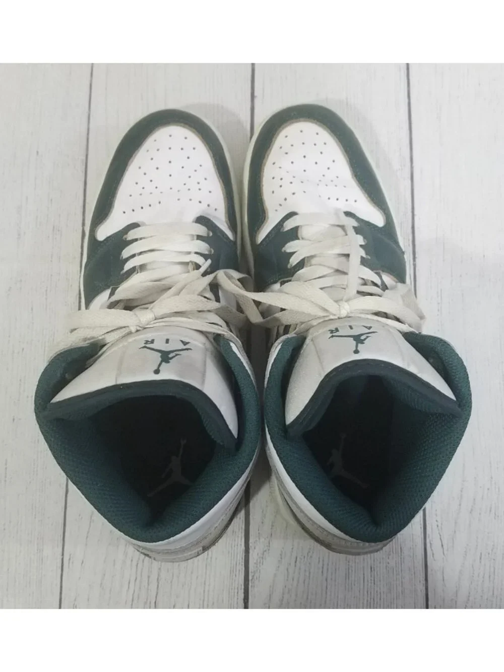Nike Air Jordan 1 Mid SE Mens Size 8 Oxidized Green White Sail FQ7720-103